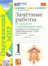 Окружающий мир 1 класс зачётные работы УМК Тихомирова